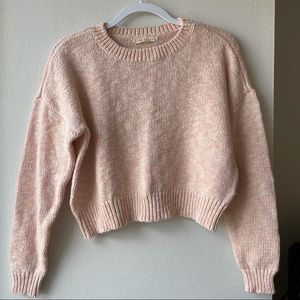 NWT light pink knit sweater